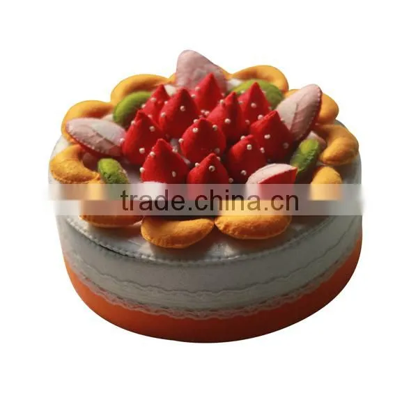 Beautiful Non-woven Fabric Birthday Cake Decoration Toy