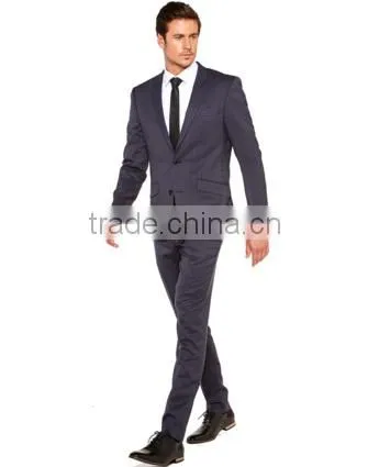 Custom Design 100% Wool Fancy Men Suits Made in China photo-6