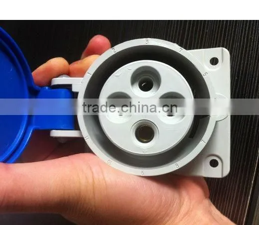 industry socket/5 pins industrial socket/ 3 pin socket plug