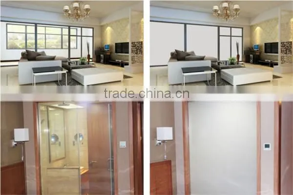 Self adhesive magic transfer PDLC film