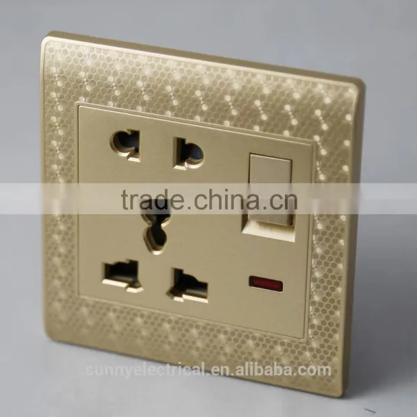 250v British Style 5 Pin Universal Socket photo-5