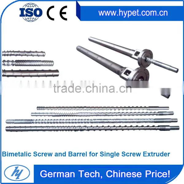 Conical Parrellal Single Twin Screw Plastic Extruder Screw and Barrel photo-4