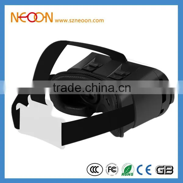VR BOX Virtual Reality Headset 3D Glasses VR Google Cardboard Glasses For IPhone For Samsung 3D Video Glasses+Game Controller photo-3