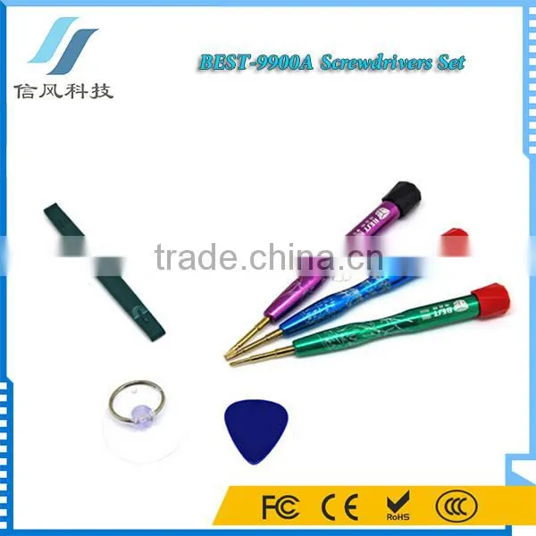 BEST-9900A 3Pcs Screwdriver Set Disassemble Repairing Tools Kit for IPhone photo-2
