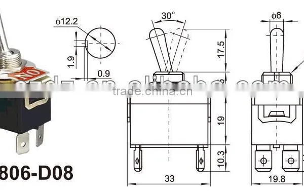 6A Miniature Toggle Switch/ MICRO TOGGLE SWITCHES,single Switch photo-5