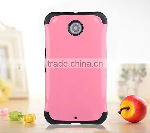 High Quality TPU+PC 11 Colors Custom Back Case Cover for Nexus 6, for Google Nexus 6 Cellphone Case photo-4