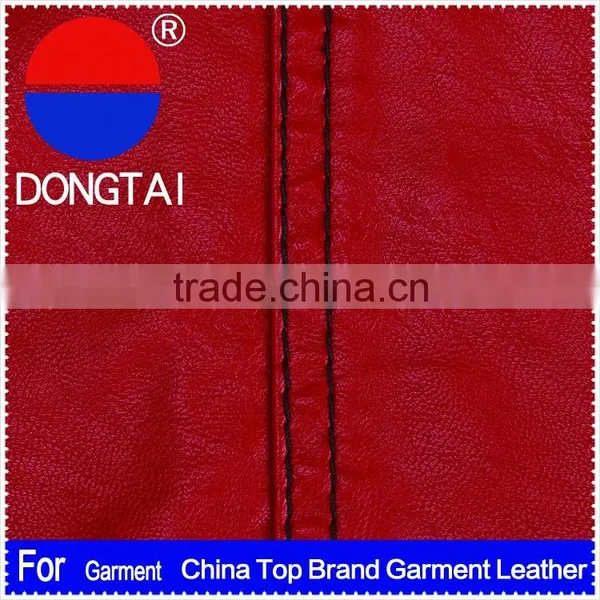 0.4mm Cheap Skin Garment Leather/ Wholesale 100% Embossed Italian Leather/ With 20 Years Expenience Synthetic Leather photo-4
