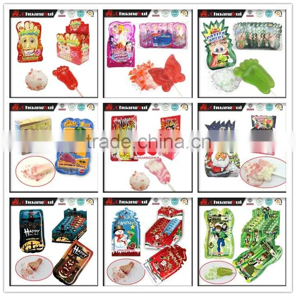 Changhui Factory Lollipop With Popping Candy Manufacturer / Popping Candy With Lollipop Series