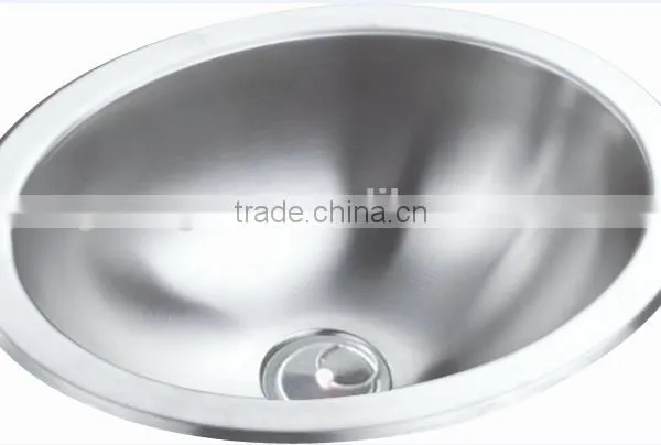 Yacht,Boat,Train and Public Mobile Toilet Used Stainless Steel Elliptical Hand Wash Basin Kitchen Sink GR-Y589 photo-3