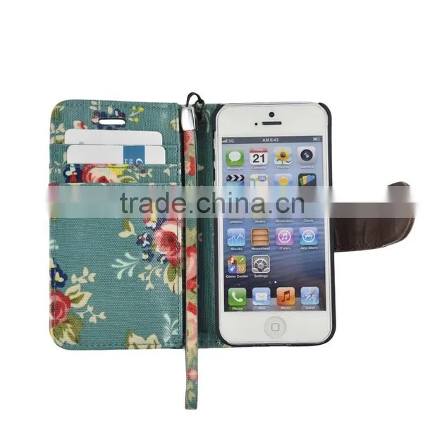 Beauty Printing Flower Pattern Leather Case For Wiko Barry photo-5