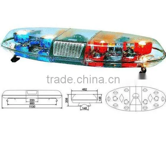 Rotating Halogen Warning Light Bar for Police Fire Vehicle Ambulance Vehicle, Halogen Warning Light Bar TBD8500 photo-2