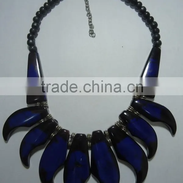 Fashio Necklace/Buffalo Horn Beaded Necklace/Fashion Jewelry/Latest Model Pendant Necklaces photo-5