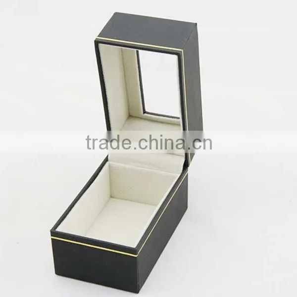 Low MOQ Cheap Professional Black Single Paper Watch Box photo-3