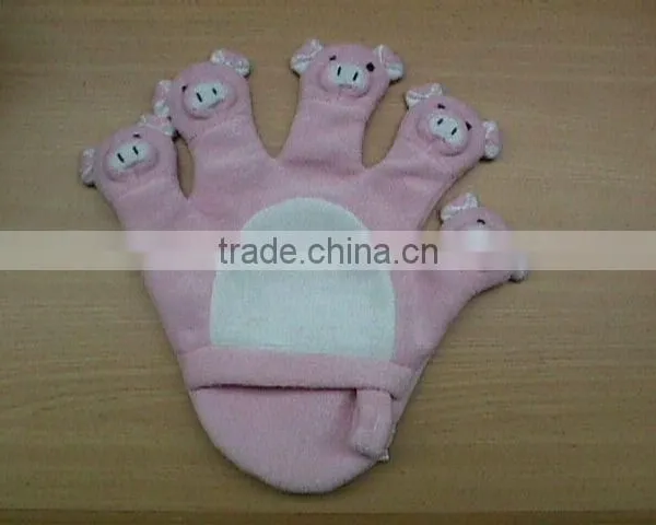 Lovely Bathing Animal Hand Glove Puppet for Kid photo-4