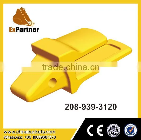 208-939-3120 Excavator Adapter, Excavator Spare Parts, PC400 Excavator Bucket Tooth Adapter