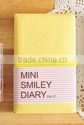 Creative 6 Colors Smile Diary Leather Cover Notebook photo-4