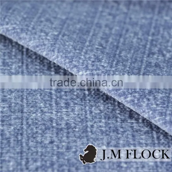 Dark Pink Plain Pattern China Flocking Fabric Wholesale Plain Cotton Textiles photo-6