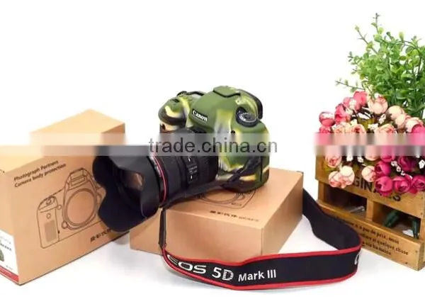New Released DSLR Camera Soft Silicone Case Cover for Canon 5DIII 5DRS 6D With Different Color photo-4