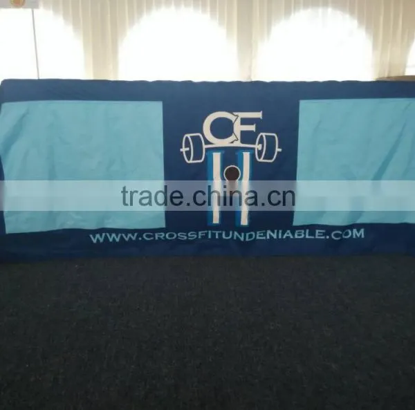 Customized Size Digital Printing Draped Table Cloth Advertising photo-5