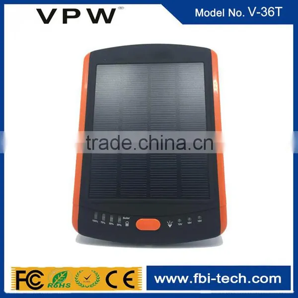 23000mah 5V 2.1A 12V 16V 19V Solar Power Bank Charger for Hiking photo-2