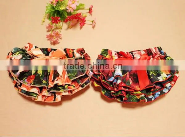 Foreign Trade New Baby Pants Collocation PP Hair Band Two Piece Fashion Cute Camellia photo-3