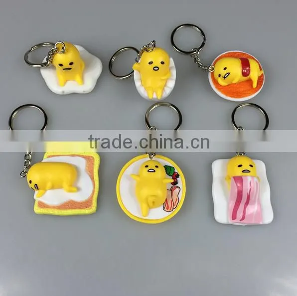 Japan Cartoon Lazy Egg Keychains, Custom Made Metal Keychains, Custom Made Metal Keychains photo-4