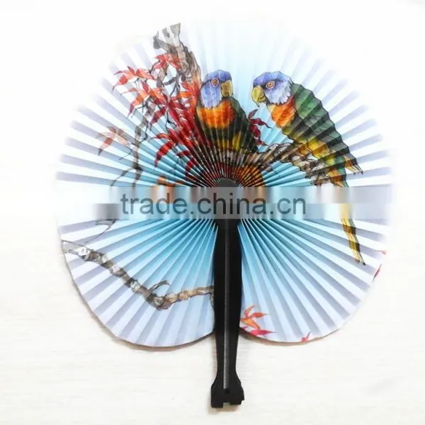 Jy5003Low Price High Quality Perfect Gift Printed Folding Paper Hand Fan,Classic Folded Paper Fan ,Children's Small Folding Fan photo-6