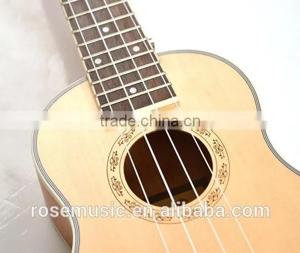 China Cheap High Quality 21" Ukulele Wholesale Wooden Ukulele photo-4