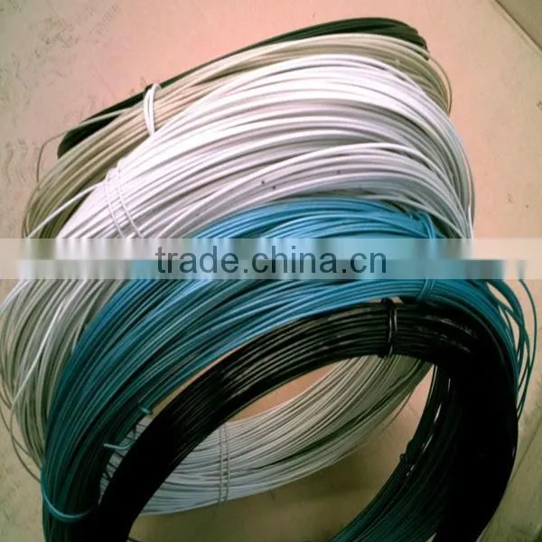 Largest Factory Supply Green PVC Coated Hot Dipped Galvanized Steel Wire/galvanized Wire