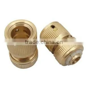 Garden Accessories Brass Hose Pipe Fittings Water Stop Connector photo-3