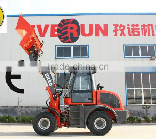 2.0 Ton Qingdao Everun Hot Sale Compact Wheel Loader ,Mini Front End Shovel Loader For Sale photo-4
