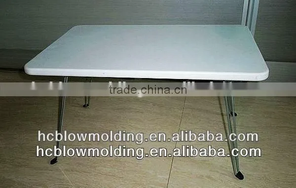 OEM Blow Molding Plastic Folding Table HDPE Folding Laptop Table Board Huizhou Factory photo-6