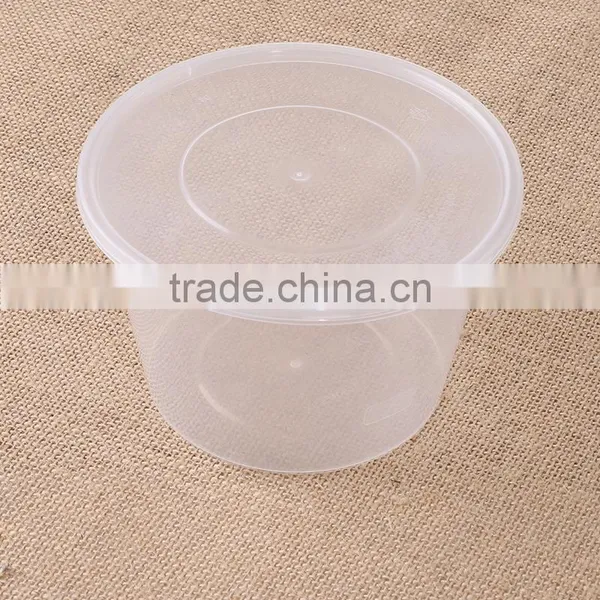 Disposable PP Plastic Salad Bowl With Lid photo-4