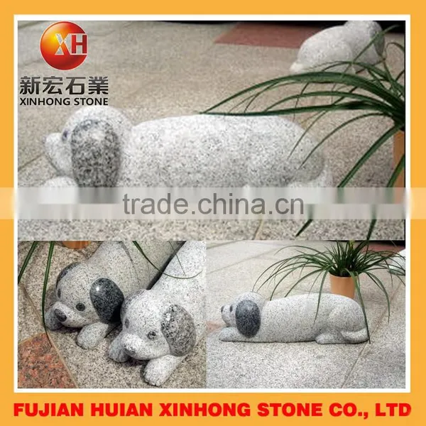 Hand Carved Life Size Animal Carving Foo Dog Sculpture photo-5