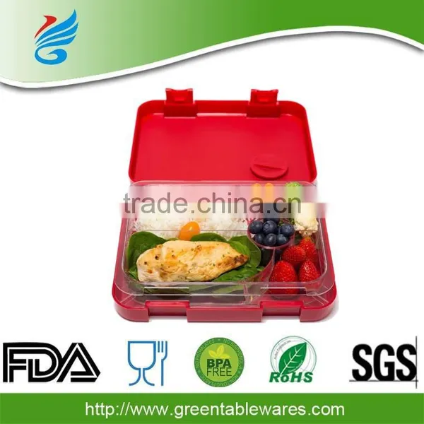Leakproof Plastic Bento Lunch Box Container Stacking Bento Box photo-4
