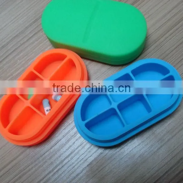6 Parts Silicone Pill Box Sale to America Market photo-3