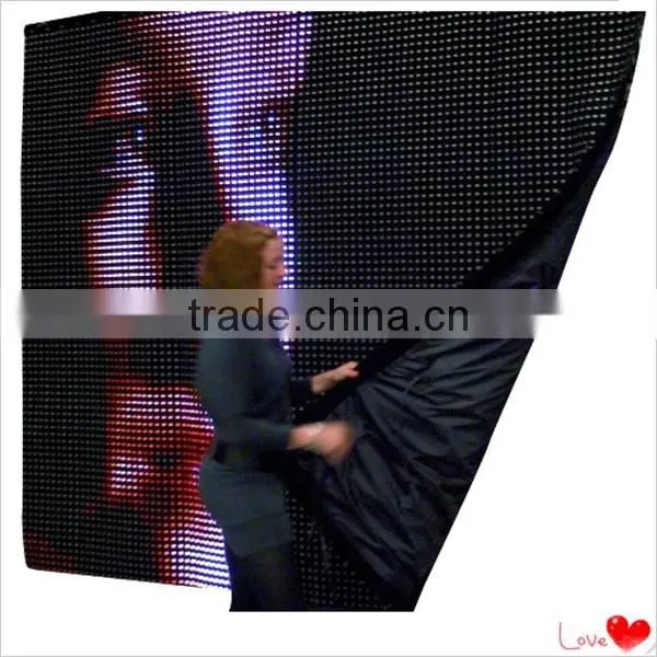 Wholesaler Dmx512 Sewn Rental Curtain Wall Led Backdrop Decoration photo-5