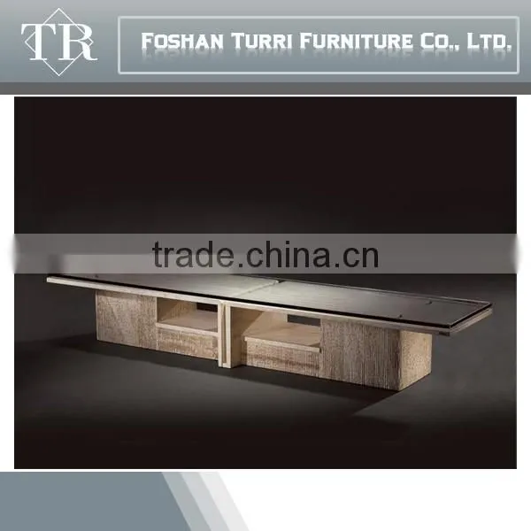 U Shape Design Travertine Base TV Stand photo-3