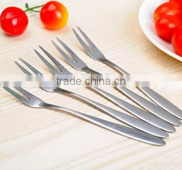 High Quality Stainless Steel Fruit Fork/cocktail Fork photo-5