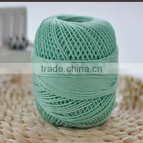 6S/2 Crochet Cotton Yarn Knitting Colorful Lace Yarn photo-5