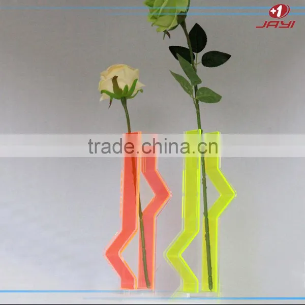 Handmade Custom Plexiglass Flower Vase/Acrylic Vase Wedding photo-2
