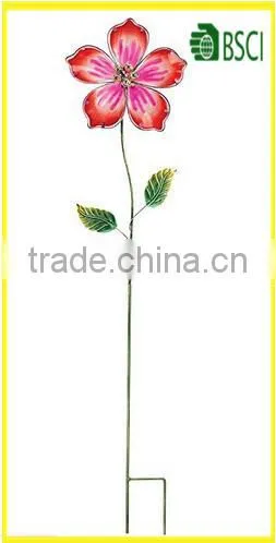 Regal Art &Gift Metal Flower Stakes 3 Colors Garden Stakes Decorative Garden Stakes photo-3