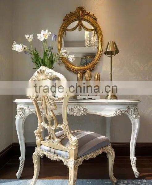 Antique Victorian Gold Color Bed Room Wall Hanging Console Table and Mirror photo-5