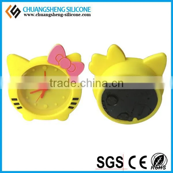Cat Design Morning Ring Alarm Clock, Kids Favourite Clock, Funny Shape Clock photo-2