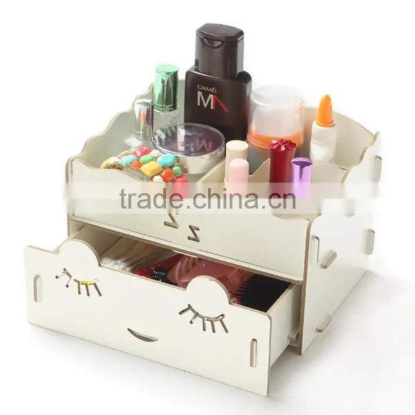 Hot Selling European Style Jewelry Storage Box DIY Wooden Box Creative Desktop Storage Box photo-4