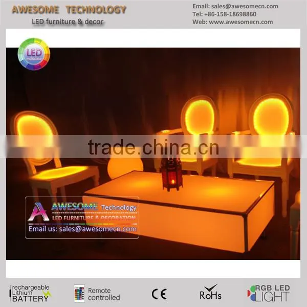 Dubai Wood Led Furniture for White Wedding (CH004) photo-2
