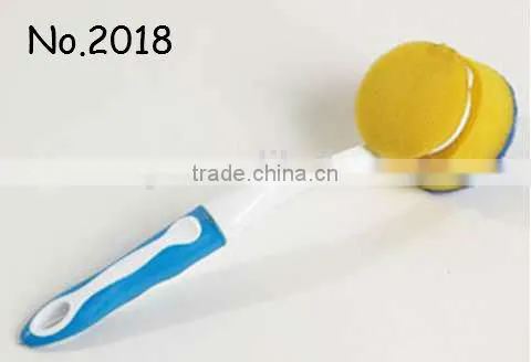 2014 New Design Bowl Cleaning Brush Plastic With TPR Handle photo-3