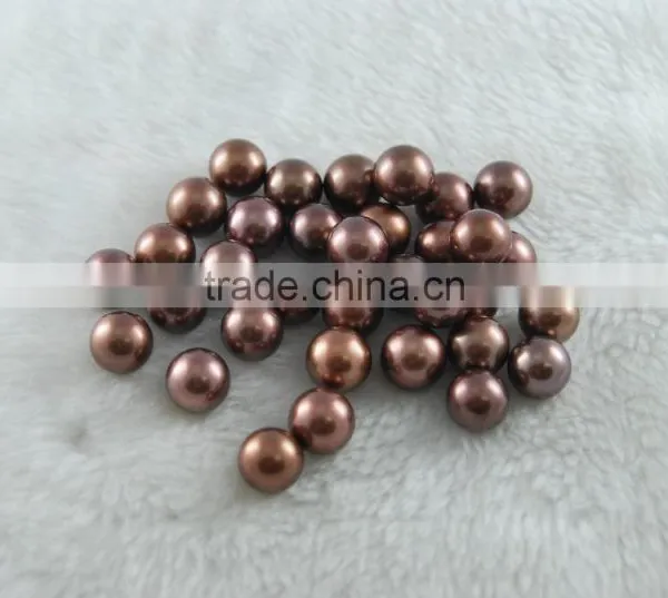 14-15mm Genuine Brown South Sea Pearl Beads photo-2