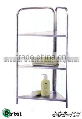 Telescopic Bathroom Corner Shower Shelf Rack 4 Tier Bath Storage Caddy Organizer photo-5