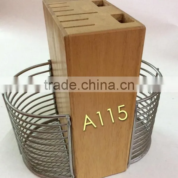 Wooden Knife Block With Timer photo-2